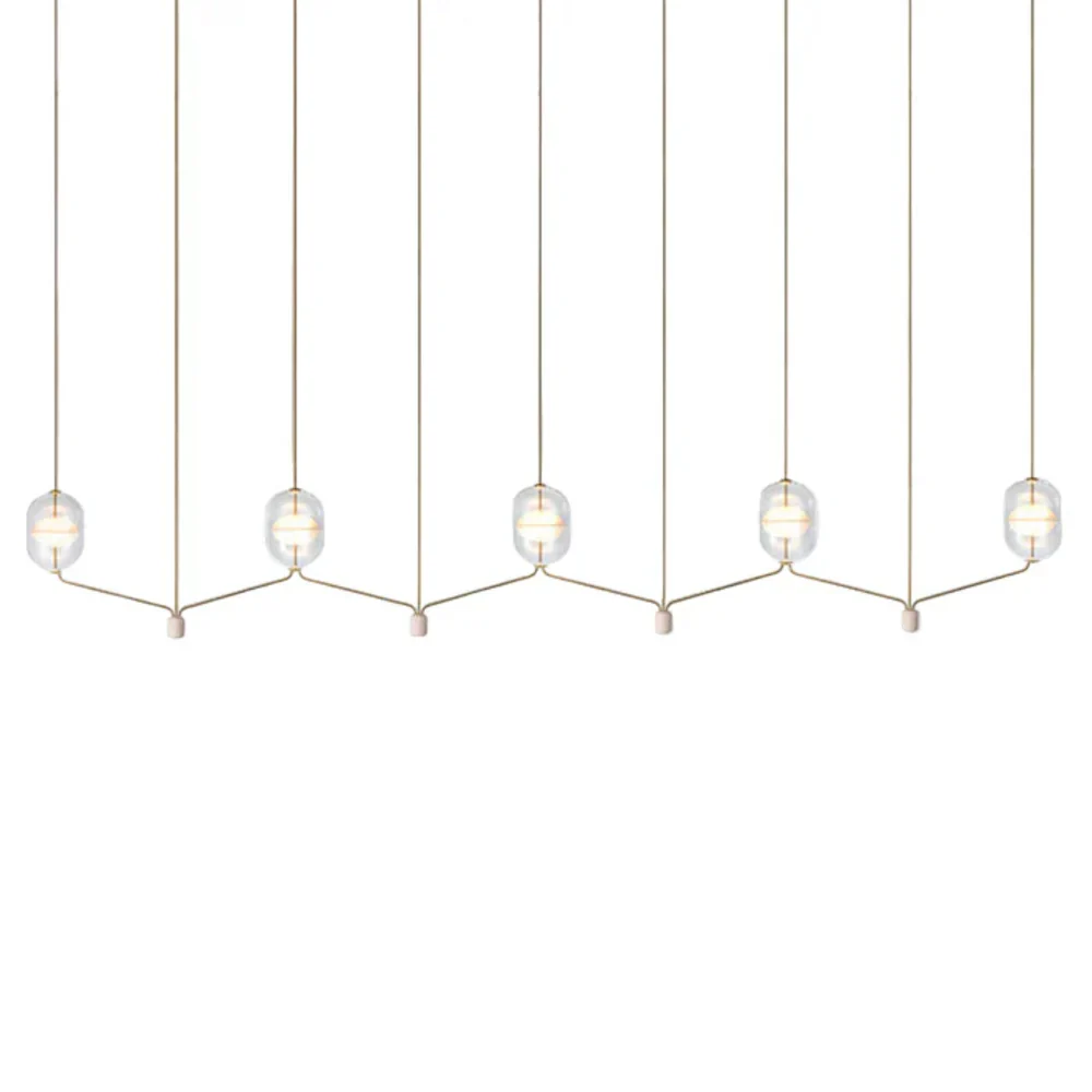 Indre Linear Pendant Lamp B4 by Rakumba Pendant Lamps